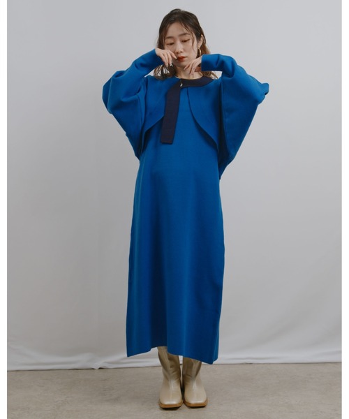 ボレロセットニットワンピース Palm Riche│Eimee Law & LHELBIE 公式