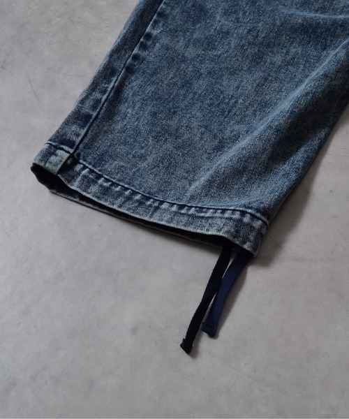 DOUBLE STEAL（ダブルスティール）の「ケミカルイージーデニムカーゴパンツ（カーゴパンツ・メンズ・ブラック/ブルー・LARGE/MEDIUM）」の18枚目の写真