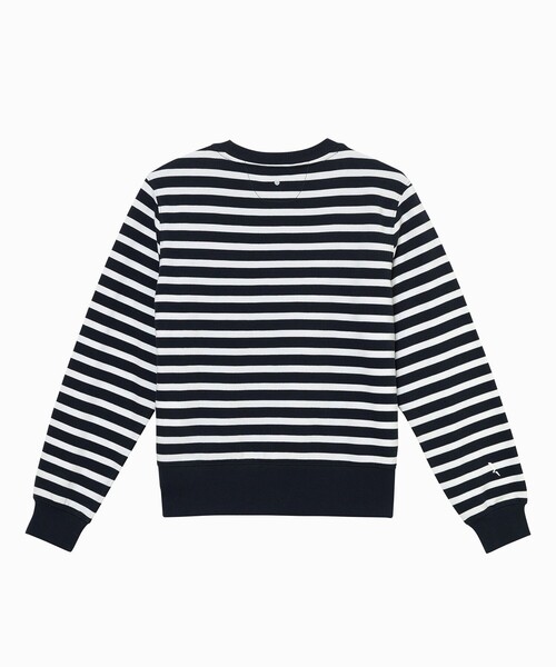 AIGLE(エーグル)の「UVカット フレンチテリーボーダースウェット(スウェット・レディース・ダークネイビー/ライトブルー/ブルー・36/38)」の19枚目の写真
