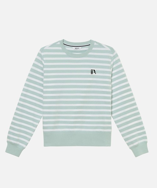 セール】UVカット フレンチテリーボーダースウェット（スウェット