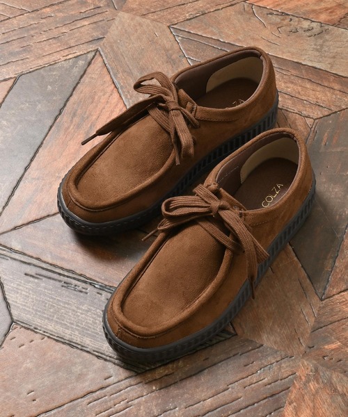 フェイクスエードシューズ（モカシン/デッキシューズ）｜Honeys