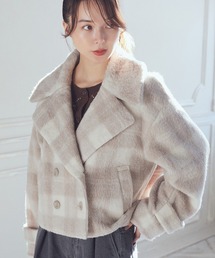 earth music&ecology | 【WEB限定】シャギーショートコート(ブルゾン)