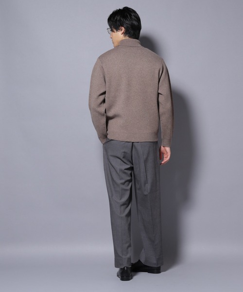 NANO universe(ナノユニバース)の「PBTストレッチタートルネックニット(ニット/セーター・メンズ・ネイビー/モカ/チャコール/ブラック・XL/L/M/S)」の11枚目の写真