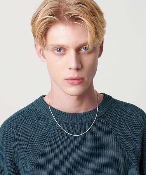 BEAUTY&YOUTH UNITED ARROWS（ビューティーアンドユースユナイテッドアローズ）の「SILVER925 ツイスト チェーン ネックレス 50（ネックレス・メンズ・シルバー・FREE）」の7枚目の写真