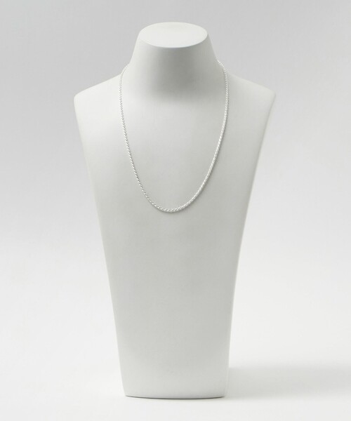 BEAUTY&YOUTH UNITED ARROWS（ビューティーアンドユースユナイテッドアローズ）の「SILVER925 ツイスト チェーン ネックレス 50（ネックレス・メンズ・シルバー・FREE）」の6枚目の写真