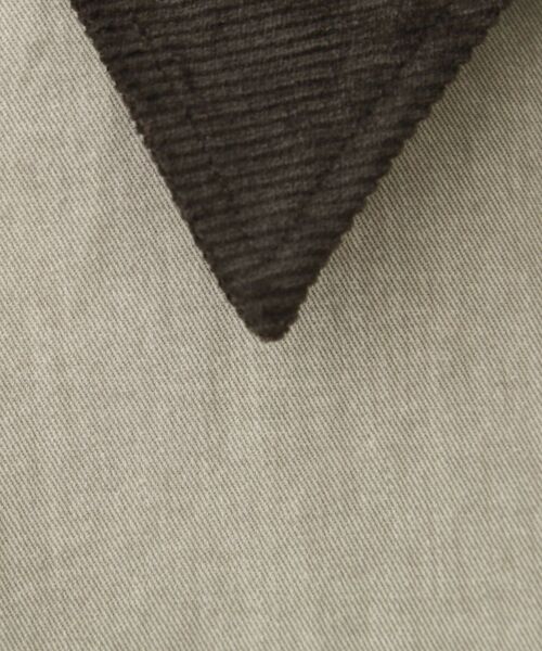 THE SHOP TK （ザ ショップ ティーケー ）の「カバーオールジャケット【洗える】（ブルゾン・レディース・ナチュラル/カーキ・12/13）」の3枚目の写真