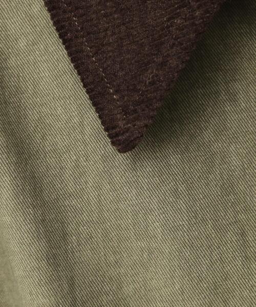 THE SHOP TK （ザ ショップ ティーケー ）の「カバーオールジャケット【洗える】（ブルゾン・レディース・ナチュラル/カーキ・12/13）」の7枚目の写真