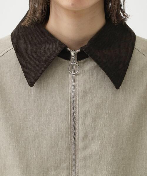 THE SHOP TK （ザ ショップ ティーケー ）の「カバーオールジャケット【洗える】（ブルゾン・レディース・ナチュラル/カーキ・12/13）」の12枚目の写真