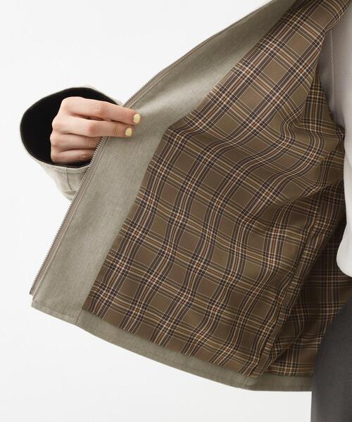 THE SHOP TK （ザ ショップ ティーケー ）の「カバーオールジャケット【洗える】（ブルゾン・レディース・ナチュラル/カーキ・12/13）」の18枚目の写真