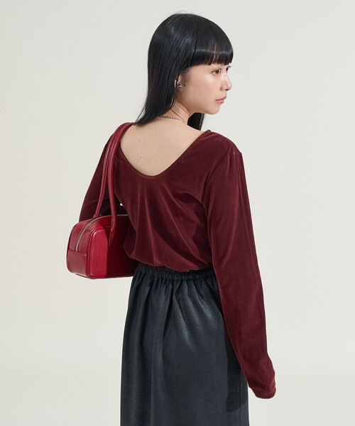 セール】ベロア バックオープンロンT（Tシャツ/カットソー）｜FREAK'S