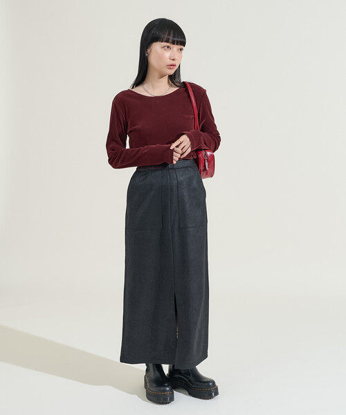 セール】ベロア バックオープンロンT（Tシャツ/カットソー）｜FREAK'S