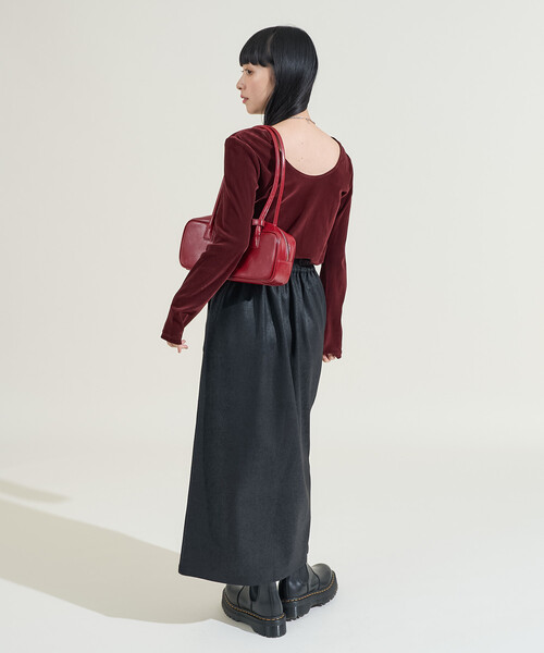 ベロア バックオープンロンT（Tシャツ/カットソー）｜FREAK'S STORE