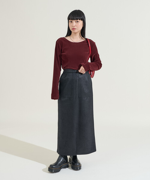 セール】ベロア バックオープンロンT（Tシャツ/カットソー）｜FREAK'S