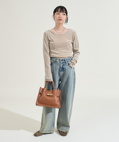 FREAK'S STORE（フリークスストア）の「ベロア バックオープンロンT（T