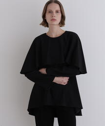 ルフィル　LE PHIL 長袖シャツ　ブラウス 黒　ブラック　2023 LE PHIL ブラウス シャツ タイプライターブラウス レディース