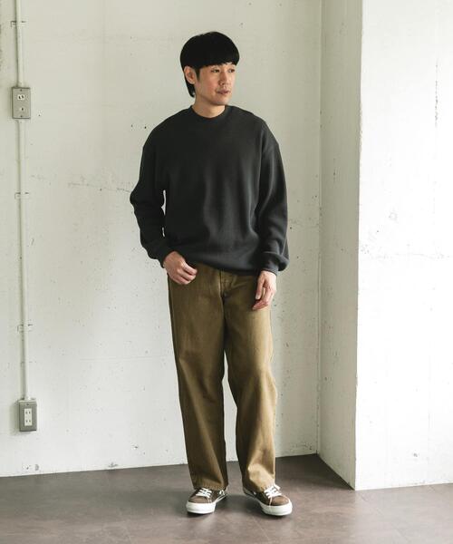 URBAN RESEARCH DOORS（アーバンリサーチドアーズ）の「『UR TECH』ワッフルロングスリーブTシャツ（Tシャツ/カットソー・メンズ・ブラウン/ホワイト系その他/チャコールグレー・MEDIUM/LARGE）」の22枚目の写真