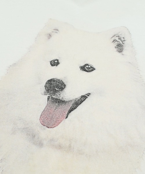 VINTAGE(ヴィンテージ)の「【USED】90’s GILDAN “American Eskimo” アニマル Tシャツ(Tシャツ/カットソー・メンズ・ホワイト・X-LARGE)」の3枚目の写真