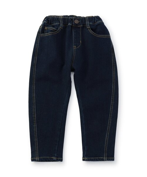 F.O.KIDS（エフオーキッズ）の「【ジュニア対応】裏起毛ストレッチデニムパンツ（その他パンツ・キッズ・ネイビー/ブラック/ブルー・80/90/100/110/120/130/140/150/160）」の2枚目の写真