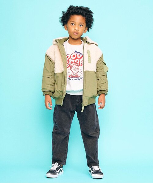 F.O.KIDS（エフオーキッズ）の「【ジュニア対応】裏起毛ストレッチデニムパンツ（その他パンツ・キッズ・ネイビー/ブラック/ブルー・80/90/100/110/120/130/140/150/160）」の6枚目の写真