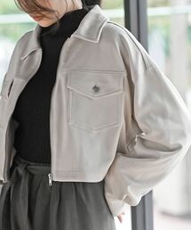 rps | スエードポンチジップショートジャケット(ブルゾン)