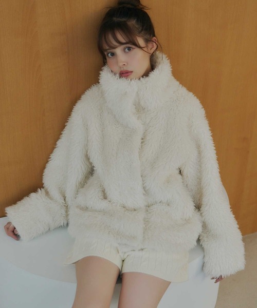 耳付きボアブルゾン 耳付きボアブルゾン｜ウサギがいる｜CUNE ONLINE STORE