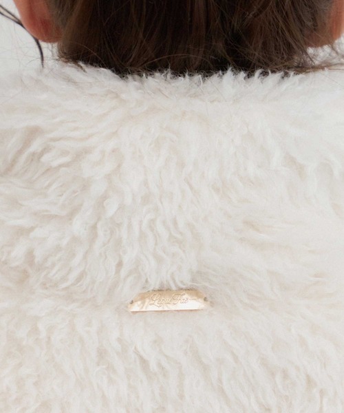 Lepus Fae（レプスフェイ）の「プードルボアブルゾン（ブルゾン・レディース・ピンク/モカ/アイボリー・1/0）」の10枚目の写真