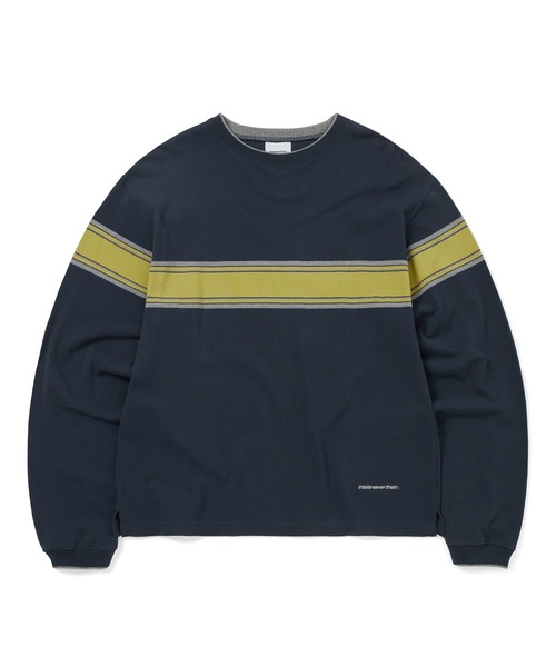 thisisneverthat(ディスイズネバーザット)の「PK Line L/S Tee(Tシャツ/カットソー・メンズ・オリーブ/ネイビー・L/M/S/XL)」の2枚目の写真