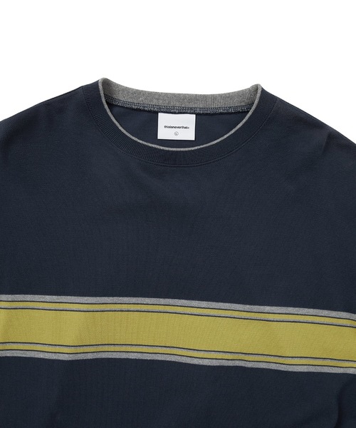 thisisneverthat(ディスイズネバーザット)の「PK Line L/S Tee(Tシャツ/カットソー・メンズ・オリーブ/ネイビー・L/M/S/XL)」の4枚目の写真