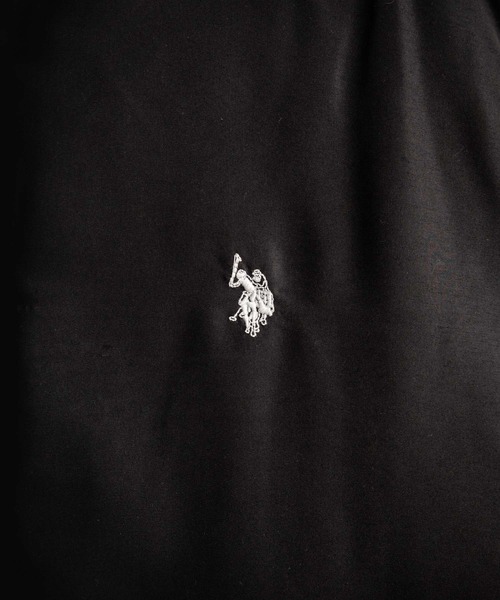 U.S. POLO ASSN.（ユーエスポロアッスン）の「U.S. POLO ASSN. ユーエスポロアッスン オーバーサイズワンポイントロゴ刺繍中綿ジャケット/スタンドネックブルゾン（ダウンジャケット/コート・メンズ・ベージュ/カーキ/ブラック/アイボリー・LL/L/M）」の11枚目の写真