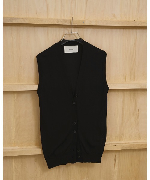 TODAYFUL(トゥデイフル)の「Tencelsilk Knit Vest(ベスト・レディース・キナリ/ブラック/ダークブラウン・FREE)」の12枚目の写真