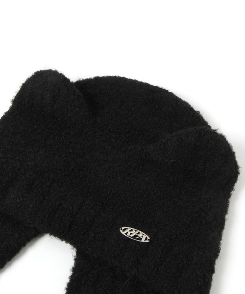 repipi armario（レピピ アルマリオ）の「クマミミワッチ（ニットキャップ/ビーニー・キッズ・ブラック系その他/ホワイト・FREE）」の7枚目の写真