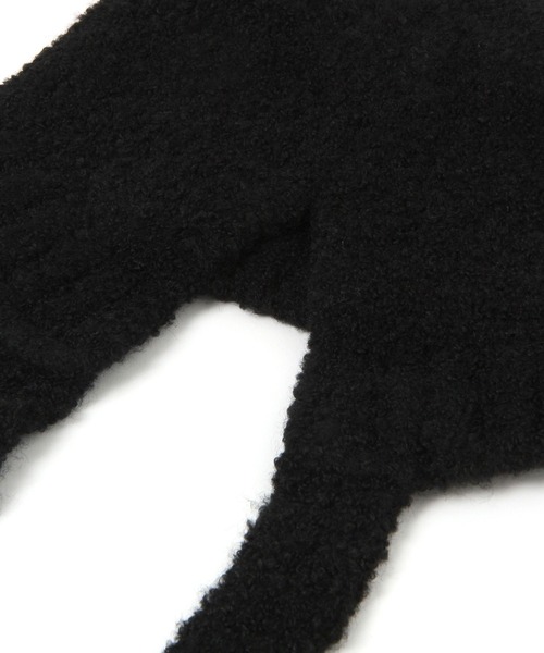 repipi armario（レピピ アルマリオ）の「クマミミワッチ（ニットキャップ/ビーニー・キッズ・ブラック系その他/ホワイト・FREE）」の10枚目の写真