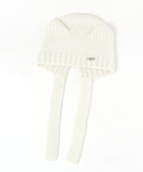 repipi armario（レピピ アルマリオ）の「クマミミワッチ（ニットキャップ/ビーニー・キッズ・ブラック系その他/ホワイト・FREE）」の22枚目の写真