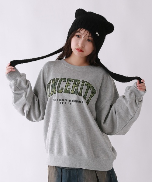 repipi armario（レピピ アルマリオ）の「クマミミワッチ（ニットキャップ/ビーニー・キッズ・ブラック系その他/ホワイト・FREE）」の21枚目の写真