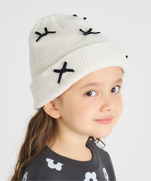 セール】リボンニット帽（ニットキャップ/ビーニー）｜apres les cours