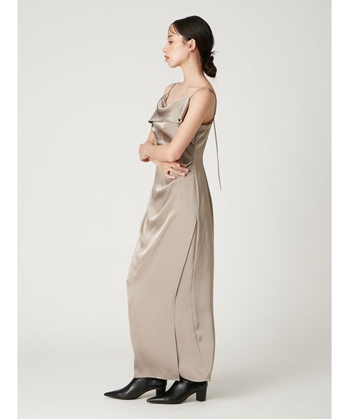 FRAY I.D（フレイアイディー）の「ドレープサテンキャミソール