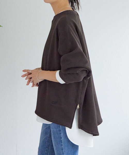 刺繍入り裏ボアトレーナー（Tシャツ/カットソー）｜BEARDSLEY