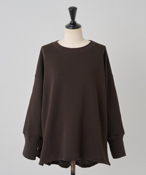 BEARDSLEY（ビアズリー）の「刺繍入り裏ボアトレーナー（Tシャツ/カットソー・レディース・ブラウン/ネイビー・FREE）」の22枚目の写真