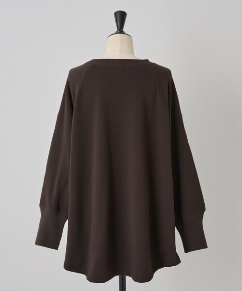 BEARDSLEY（ビアズリー）の「刺繍入り裏ボアトレーナー（Tシャツ/カットソー・レディース・ブラウン/ネイビー・FREE）」の18枚目の写真