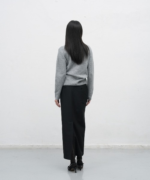 GENERAL IDEA(ジェネラルアイデア)の「【GENERAL IDEA】アンバランスルーズカーディガン / UNBALANCE LOOSE FIT CARDIGAN(カーディガン/ボレロ・レディース・グレー/ブラウン・L/M/S)」の10枚目の写真