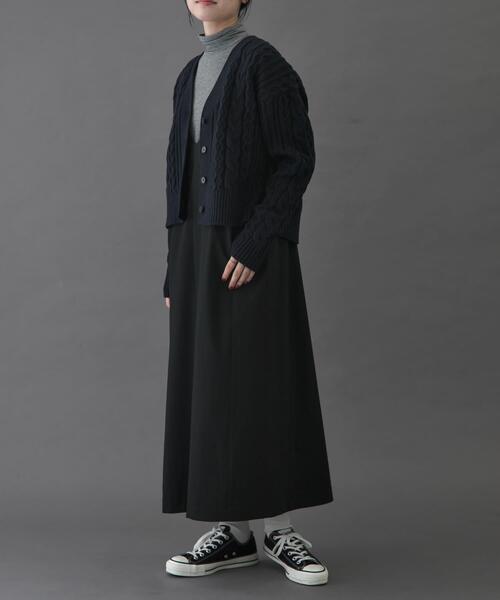 FORK&SPOON(フォークアンドスプーン)の「FORK&SPOON ケーブルVネックカーディガン(カーディガン/ボレロ・レディース・レッド/ネイビー/アイボリー・1)」の18枚目の写真