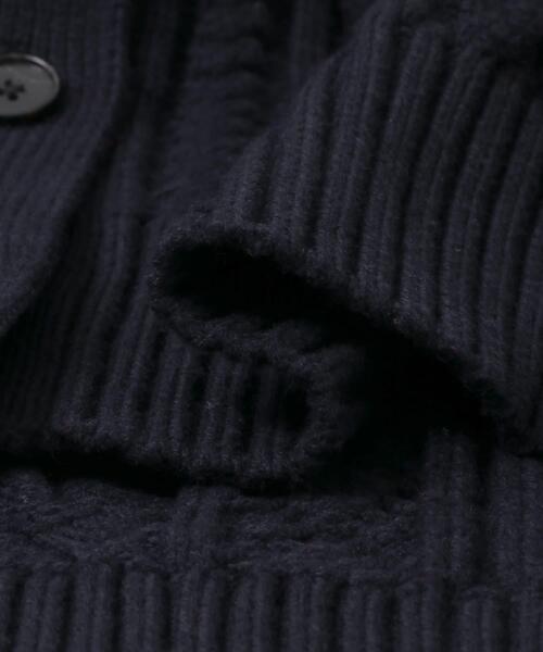 FORK&SPOON(フォークアンドスプーン)の「FORK&SPOON ケーブルVネックカーディガン(カーディガン/ボレロ・レディース・レッド/ネイビー/アイボリー・1)」の14枚目の写真