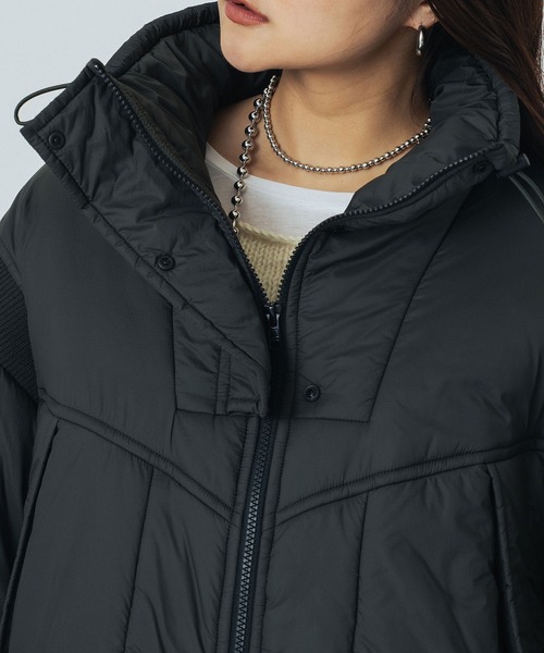ROSE BUD(ローズバッド)の「STAND COLLAR PADDED JACKET(その他アウター・レディース・ブラック/ベージュ/ブルー・S/M)」の9枚目の写真