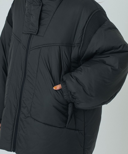 ROSE BUD(ローズバッド)の「STAND COLLAR PADDED JACKET(その他アウター・レディース・ブラック/ベージュ/ブルー・S/M)」の12枚目の写真