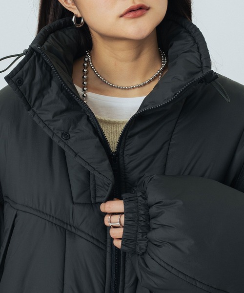 ROSE BUD(ローズバッド)の「STAND COLLAR PADDED JACKET(その他アウター・レディース・ブラック/ベージュ/ブルー・S/M)」の14枚目の写真