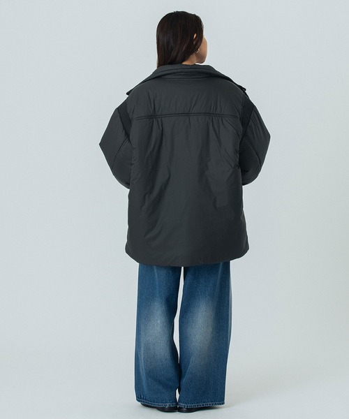 ROSE BUD(ローズバッド)の「STAND COLLAR PADDED JACKET(その他アウター・レディース・ブラック/ベージュ/ブルー・S/M)」の19枚目の写真