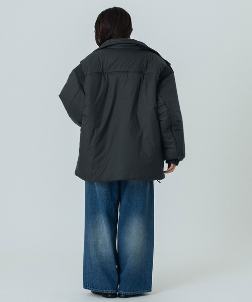 ROSE BUD(ローズバッド)の「STAND COLLAR PADDED JACKET(その他アウター・レディース・ブラック/ベージュ/ブルー・S/M)」の20枚目の写真