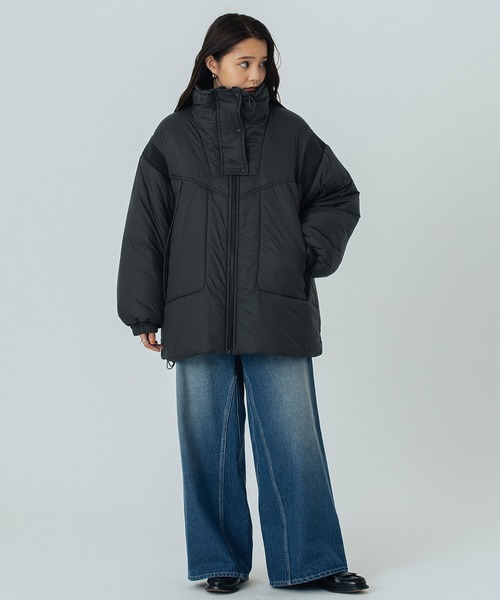 ROSE BUD(ローズバッド)の「STAND COLLAR PADDED JACKET(その他アウター・レディース・ブラック/ベージュ/ブルー・S/M)」の22枚目の写真