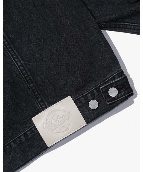 KEBOZ（ケボズ）の「DAMAGED DENIM JACKET（デニムジャケット・メンズ・ブラック/ブルー・M/L/XL）」の17枚目の写真