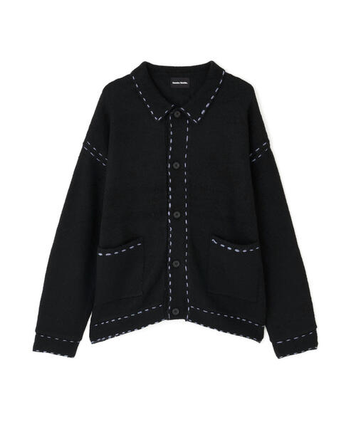 DANKE SCHON(ダンケシェーン)の「【WEB&DEPOT限定】DankeSchon/ダンケシェーン/ST KNIT JACKET(その他アウター・メンズ・ブラック/ベージュ/チャコールグレー・XL/M/L)」の7枚目の写真